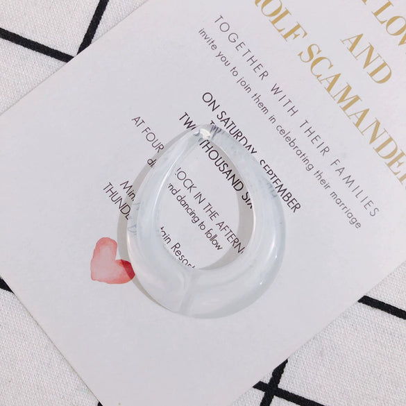 Wholesale Resin And Plastic Hollow Water Drop Earrings Pendant Jewelry Accessories