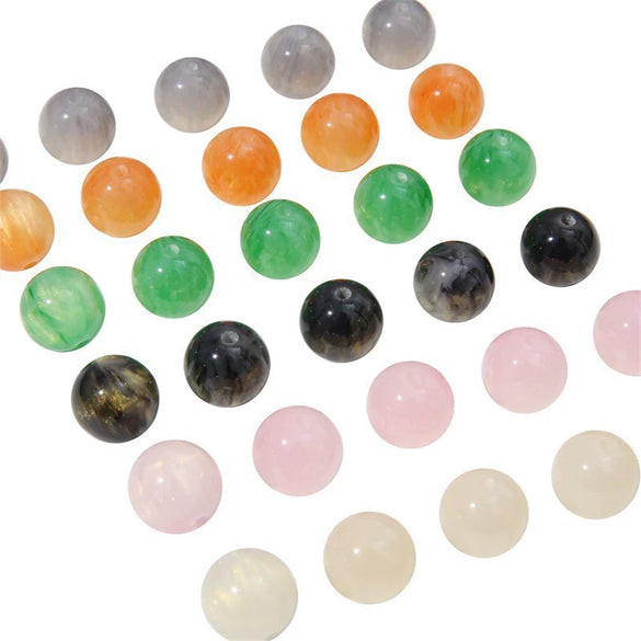 Wholesale Resin And Plastic Loose Beads Starry Sky Style Diy Handmade Bracelet And Necklace Accessories