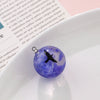 Wholesale Resin And Plastic Natural Style Luminous Blue Sky White Cloud Big Goose Epoxy Necklace Pendant Jewelry