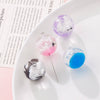 Wholesale Resin And Plastic Natural Style Luminous Blue Sky White Cloud Big Goose Epoxy Necklace Pendant Jewelry