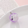 Wholesale Resin And Plastic Natural Style Luminous Blue Sky White Cloud Big Goose Epoxy Necklace Pendant Jewelry