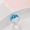 Wholesale Resin And Plastic Natural Style Luminous Blue Sky White Cloud Big Goose Epoxy Necklace Pendant Jewelry