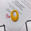 Wholesale Resin And Plastic Oval Earrings And Pendant Jewelry Accessories With Environmental Protection Treatment