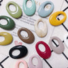 Wholesale Resin And Plastic Oval Earrings And Pendant Jewelry Accessories With Environmental Protection Treatment