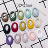 Wholesale Resin And Plastic Oval Earrings And Pendant Jewelry Accessories With Environmental Protection Treatment