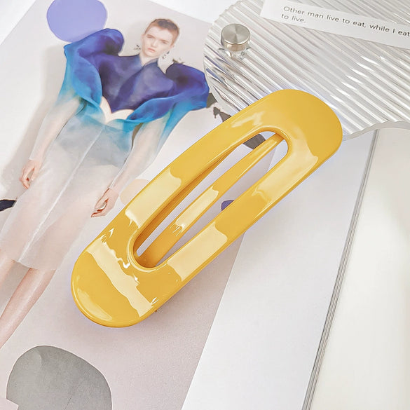 Wholesale Resin Duckbill Clip Handmade Simple Style Hairpin