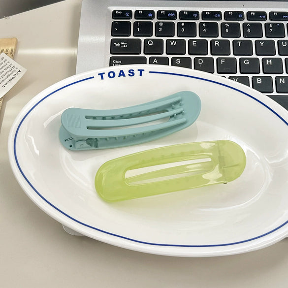 Wholesale Resin Duckbill Clip Handmade Simple Style Hairpin