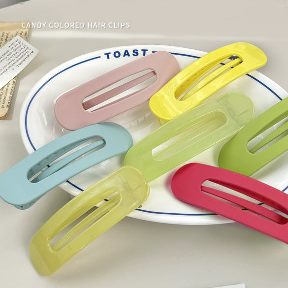 Wholesale Resin Duckbill Clip Handmade Simple Style Hairpin