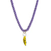 Wholesale Resin Fruit Pattern Female Pendant Necklace With Highstrength Polyester Filament Chain