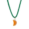 Wholesale Resin Fruit Pattern Female Pendant Necklace With Highstrength Polyester Filament Chain