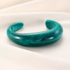 Wholesale Resin Geometric Asymmetrical Open Bracelet For Women Environmentalfriendly Retro Exaggerated Simple Elegant Highend Versatile