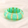 Wholesale Resin Geometric Asymmetrical Open Bracelet For Women Environmentalfriendly Retro Exaggerated Simple Elegant Highend Versatile