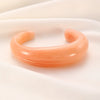 Wholesale Resin Geometric Asymmetrical Open Bracelet For Women Environmentalfriendly Retro Exaggerated Simple Elegant Highend Versatile