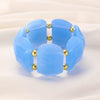 Wholesale Resin Geometric Asymmetrical Open Bracelet For Women Environmentalfriendly Retro Exaggerated Simple Elegant Highend Versatile