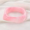 Wholesale Resin Geometric Asymmetrical Open Bracelet For Women Environmentalfriendly Retro Exaggerated Simple Elegant Highend Versatile