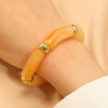 Wholesale Resin Geometric Asymmetrical Open Bracelet For Women Environmentalfriendly Retro Exaggerated Simple Elegant Highend Versatile