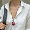 Wholesale Resin Geometric Pendant Necklace Handmade