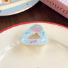 Wholesale Resin Handmade Cartoon Animal Style Puppy Bow Floral Side Clip