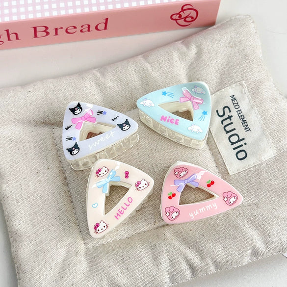Wholesale Resin Handmade Cartoon Animal Style Puppy Bow Floral Side Clip