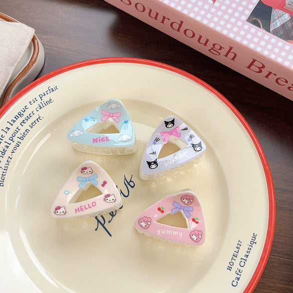 Wholesale Resin Handmade Cartoon Animal Style Puppy Bow Floral Side Clip