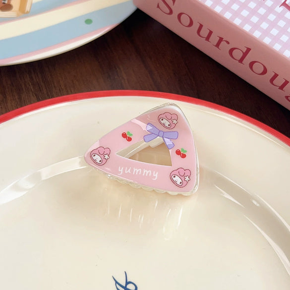 Wholesale Resin Handmade Cartoon Animal Style Puppy Bow Floral Side Clip