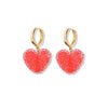 Wholesale Resin Heart Shape Electroplated Women's Jewelry Necklace