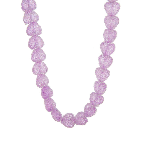Wholesale Resin Heart Shape Electroplated Women's Jewelry Necklace