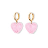 Wholesale Resin Heart Shape Electroplated Women's Jewelry Necklace
