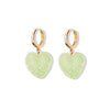Wholesale Resin Heart Shape Electroplated Women's Jewelry Necklace