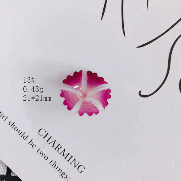 Wholesale Resin Jewelry Accessories With Simulation Flower Petals And Leaves For Diy Earrings Environmentally Protected