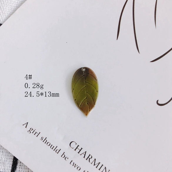 Wholesale Resin Jewelry Accessories With Simulation Flower Petals And Leaves For Diy Earrings Environmentally Protected
