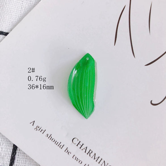 Wholesale Resin Jewelry Accessories With Simulation Flower Petals And Leaves For Diy Earrings Environmentally Protected