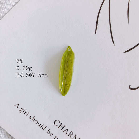 Wholesale Resin Jewelry Accessories With Simulation Flower Petals And Leaves For Diy Earrings Environmentally Protected