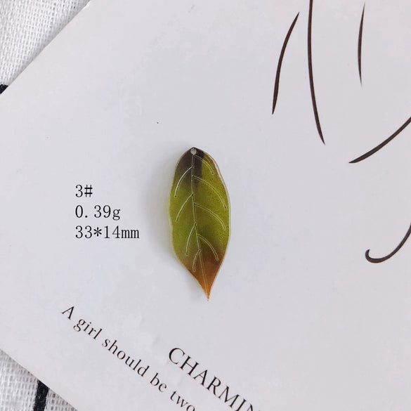 Wholesale Resin Jewelry Accessories With Simulation Flower Petals And Leaves For Diy Earrings Environmentally Protected
