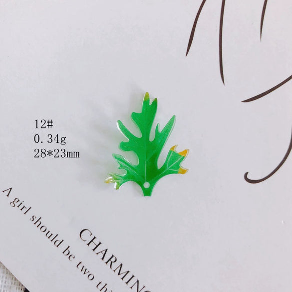 Wholesale Resin Jewelry Accessories With Simulation Flower Petals And Leaves For Diy Earrings Environmentally Protected
