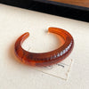 Wholesale Resin Open Bracelet With Irregular Geometric Pattern Handmade Exaggerated Style