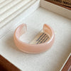 Wholesale Resin Open Bracelet With Irregular Geometric Pattern Handmade Exaggerated Style