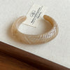 Wholesale Resin Open Bracelet With Irregular Geometric Pattern Handmade Exaggerated Style
