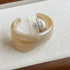 Wholesale Resin Open Bracelet With Irregular Geometric Pattern Handmade Exaggerated Style