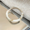Wholesale Resin Open Bracelet With Irregular Geometric Pattern Handmade Exaggerated Style
