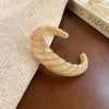 Wholesale Resin Open Bracelet With Irregular Geometric Pattern Handmade Exaggerated Style