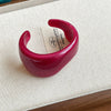 Wholesale Resin Open Bracelet With Irregular Geometric Pattern Handmade Exaggerated Style