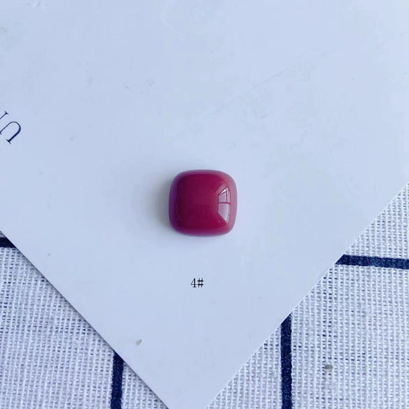 Wholesale Resin Square Flat Bottom Earrings And Pendant Jewelry Accessories