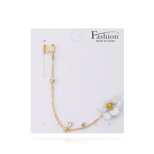 Wholesale Retro Bohemian Style Alloy Drop Shape Electroplated Imitation Gem Crystal Drop Type Female Earrings 5 Pairs