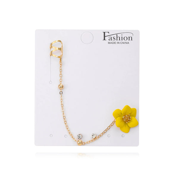 Wholesale Retro Bohemian Style Alloy Drop Shape Electroplated Imitation Gem Crystal Drop Type Female Earrings 5 Pairs