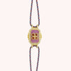 Wholesale Retro Bohemian Style Copper Inlaid Zircon Geometric Four Leaf Clover Tarot Bracelet For Women