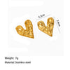 Wholesale Retro Cold Style Heart Jewelry Set For Women With Love Water Drops Bells Patterns Titanium Steel Electroplated