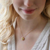 Wholesale Retro Diamond Heartshaped Titanium Steel And Copper Necklace For Women
