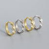 Wholesale Retro Earrings S925 Silver Geometric Electroplated