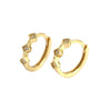 Wholesale Retro Earrings S925 Silver Geometric Electroplated